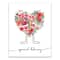 Special Delivery Heart Flower Bouquet Canvas Wall Art